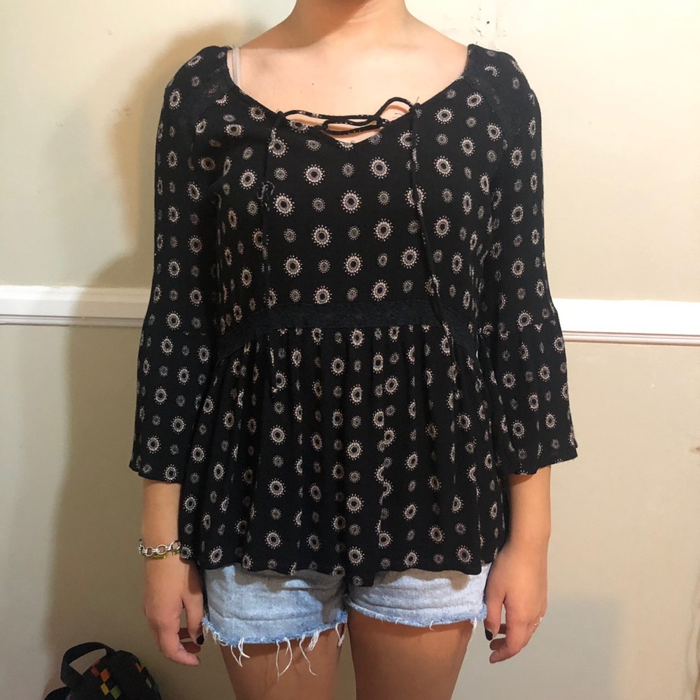 Place Patterned Blouse